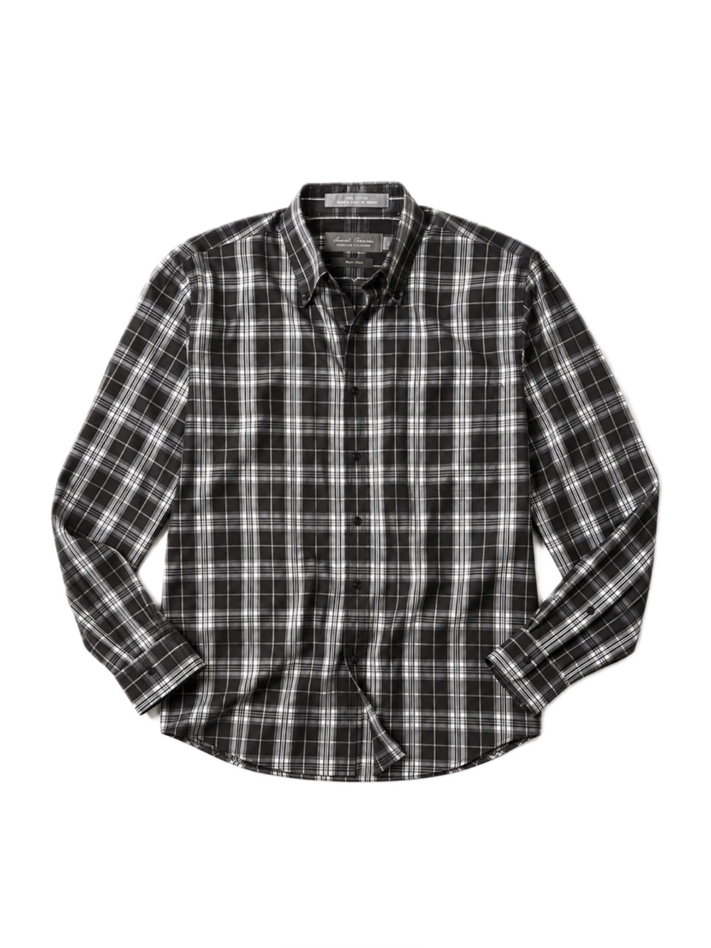navy Daniel Cremieux Signature Collection button down shirt | plaid button down